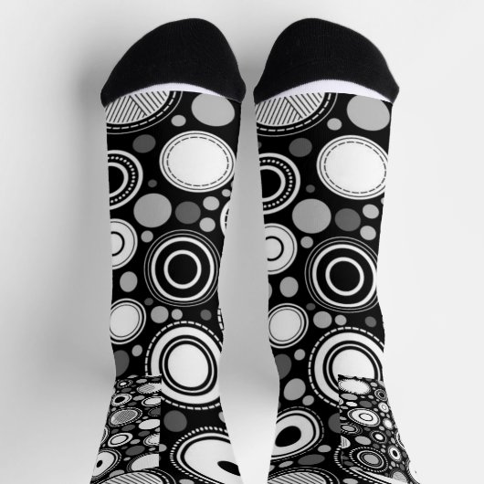 Zwart en grijs sokken (Top)