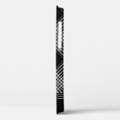 Zwart en grijs speldenstang Case-Mate iPhone case (Achterkant / Links)