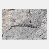 Zwart en Grijs Stenen gezicht Variety Inpakpapier Vel (Voorkant 3)