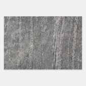 Zwart en Grijs Stenen gezicht Variety Inpakpapier Vel (Voorkant)