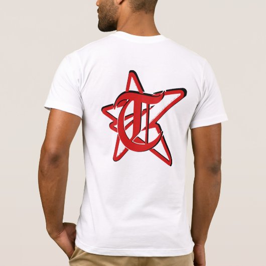 Zwart en grijs Str8lykdhatt shirt (Achterkant)