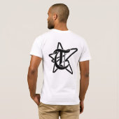 Zwart en grijs Str8lykdhatt shirt (Achterkant volledig)