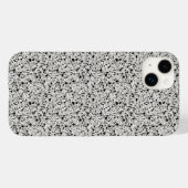 Zwart en grijs Terrazzo Patroon Case-Mate iPhone Case (Achterkant (horizontaal))