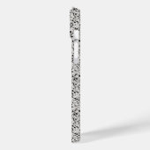 Zwart en grijs Terrazzo Patroon Case-Mate iPhone Case (Achterkant / Links)