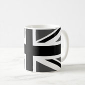 Zwart en grijs unifcontact koffiemok (Voorkant rechts)