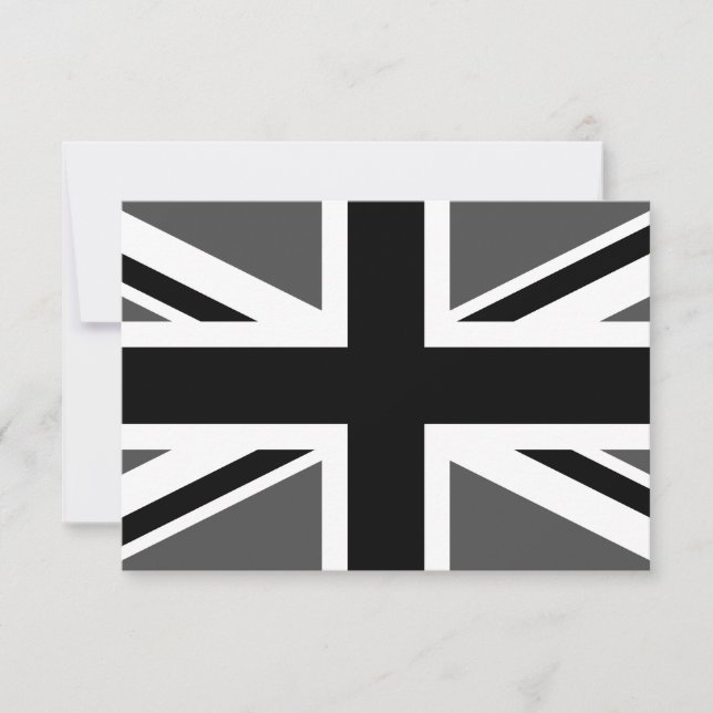 Zwart en grijs Union Jack (Voorkant)