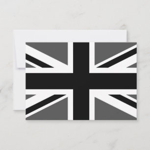 Zwart en grijs Union Jack