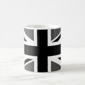 Zwart en grijs Union Jack Koffiemok (Center)