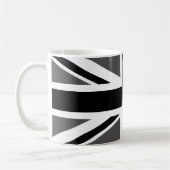 Zwart en grijs Union Jack Koffiemok (Links)
