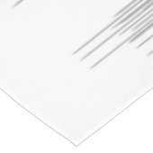 Zwart en grijs verfdruppels op wit tafelkleed (Gekanteld)