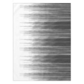 Zwart en grijs verfdruppels op wit tafelkleed (Voorkant)