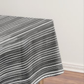 Zwart en grijs verfdruppels op wit tafelkleed (Voorbeeld)