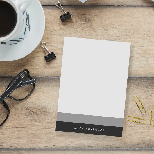 Zwart en grijs verloopkleurenblok post-it® notes