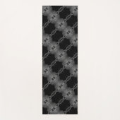 Zwart en grijs yogamat (Voorkant)