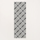 Zwart en grijs yogamat (Achterkant)