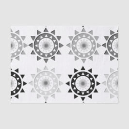 Zwart en grijs zondweefselpapier tissuepapier