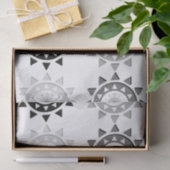 Zwart en grijs zondweefselpapier tissuepapier (Geschenk)