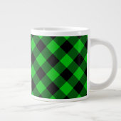 Zwart en Groen Check Mok (Rechts)