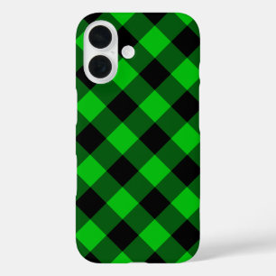 Zwart en groen geplakt iPhone-hoesje iPhone 16 Hoesje