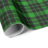 Zwart en groen geplakt omslagpapier cadeaupapier (Rol Hoek)