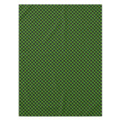 Zwart en groen geruit tafelkleed (Voorkant)