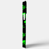 Zwart en Groen Hoesje van het Patroon van de Schui (Achterkant / Rechts)