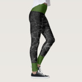 Zwart en groen leggings (Rechts)