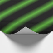 Zwart en groen omslagpapier cadeaupapier (Hoek)