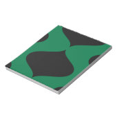 Zwart en Groen Smooch Notitieblok (Linkerzijde)