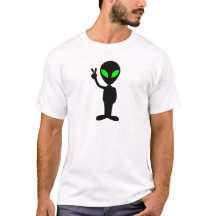 Zwart en Groen Vreedzaam Alien