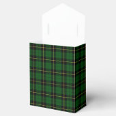 Zwart en Groen Wallace Clan Jacht Tartan Bedankdoosjes (Geopend)