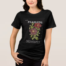 Zwart en groen waterverf bloemendesign vintage T-s