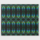 Zwart en groener matte verlooppapier voor verlicht cadeaupapier (Vlak)