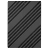 Zwart en houtskool met vijf strippen klembord (Achterkant)