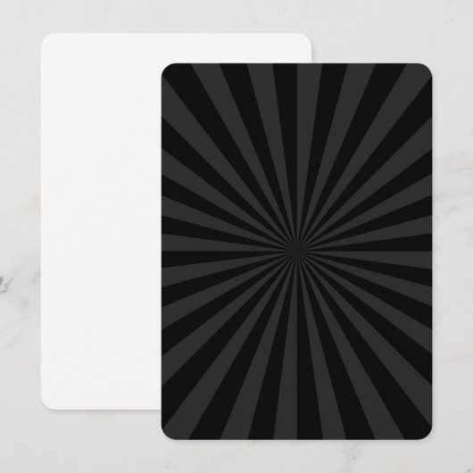 Zwart en koolstof Burst Decor past dit aan (Voorkant / Achterkant)