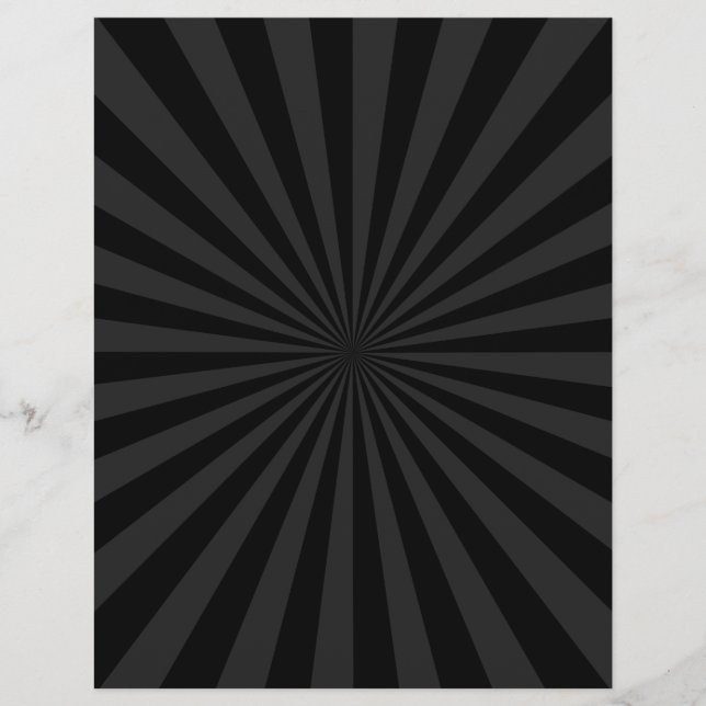 Zwart en koolstof Sun Burst Decor (Voorkant)