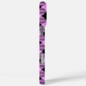 Zwart en koraal geruit Case-Mate iPhone case (Achterkant / Rechts)