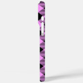 Zwart en koraal geruit Case-Mate iPhone case (Achterkant / Links)