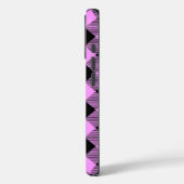 Zwart en koraal geruit Case-Mate iPhone case (Achterkant / Links)