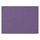 Zwart en lavendel Paarse geruit Tafelkleed (Voorkant (Horizontaal))