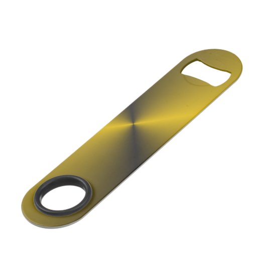 Zwart en levendig goud speed flessenopener (Voorkant Gekanteld)