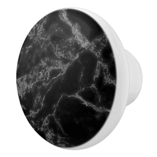Zwart en lichtgrijs keramische knop (Rechts)