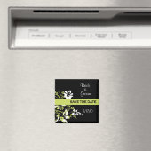 Zwart en limoengroen Sla de datummagneten op Magneet (Insitu (Vaatwasser))