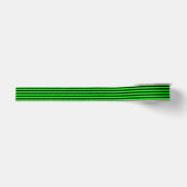 Zwart en limoengroene streep grosgrain lint (Voorkant)