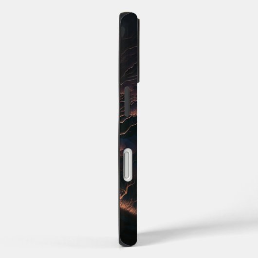 Zwart en maanlicht Case-Mate iPhone case (Achterkant / Rechts)