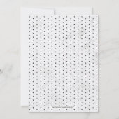 Zwart en marmer | Pensioneringspartij voor moderne Kaart (Achterkant)