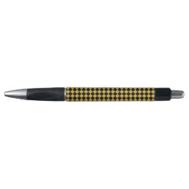 Zwart en metaalgouden Chevron-patroon Emmy Pen