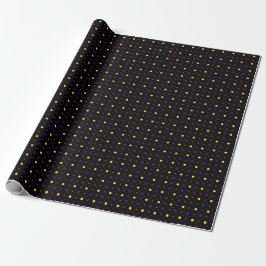 Zwart en multi-Size poka Dots 01 Cadeaupapier
