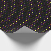 Zwart en multi-Size poka Dots 01 Cadeaupapier (Hoek)