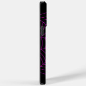 Zwart en neon roze spinnenweb Halloween patroon Case-Mate iPhone Case (Achterkant / Rechts)